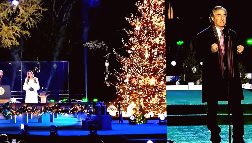 Trump's Top Official Encourages Crowd to Cheer Loudly During National Telecast of Christmas Tree Ceremony