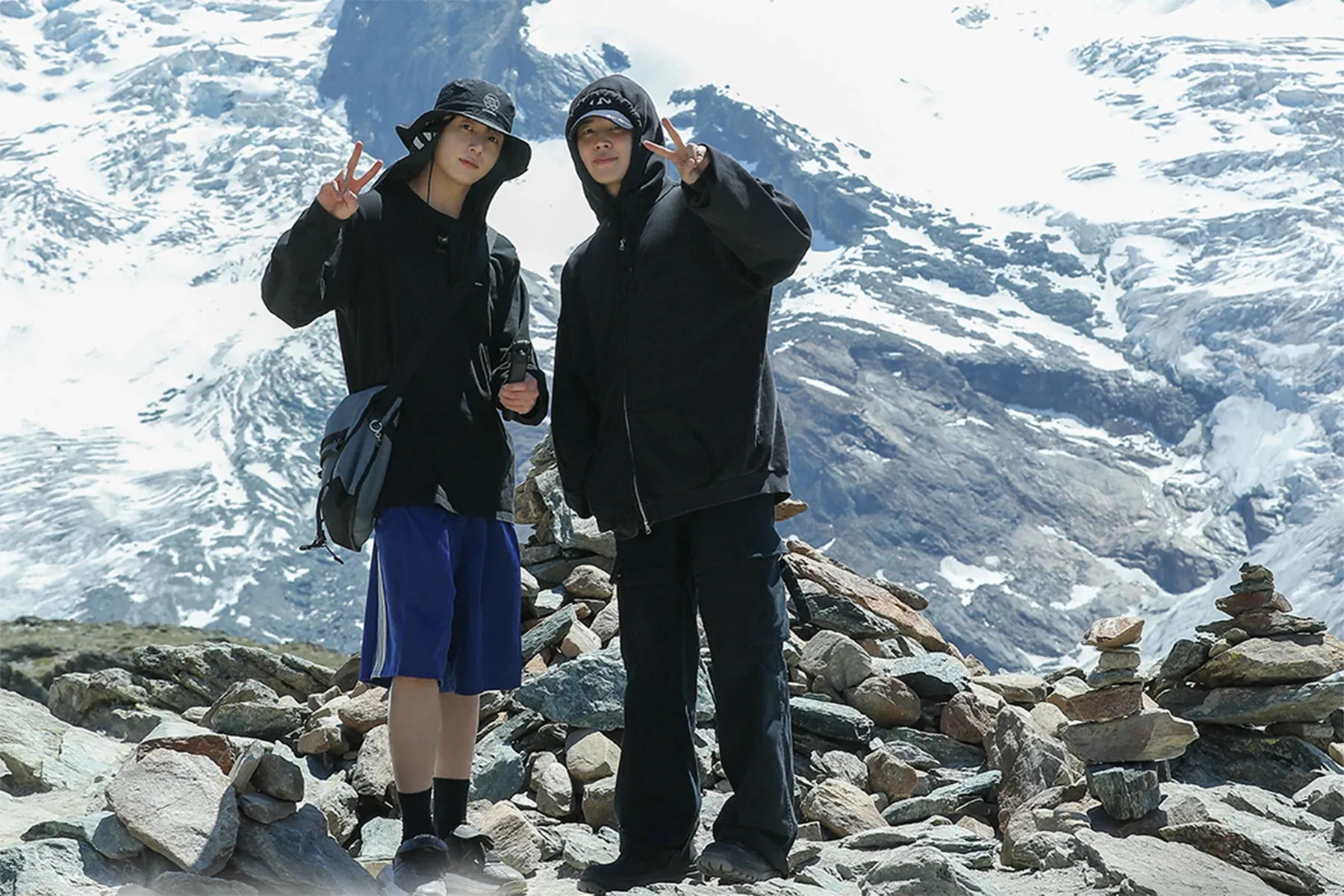 Jimin and Jung Kook meet again in Switzerland for the premiere of 'Are You Sure' Season 2