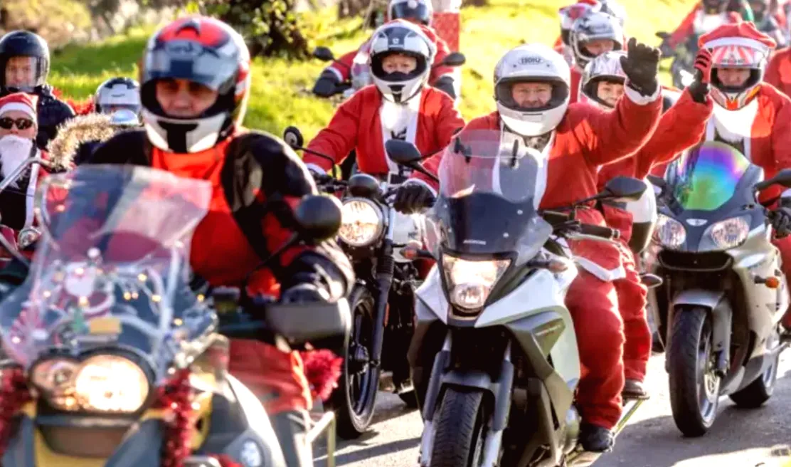 Santa's Bike Rideout makes a comeback on Manx roads