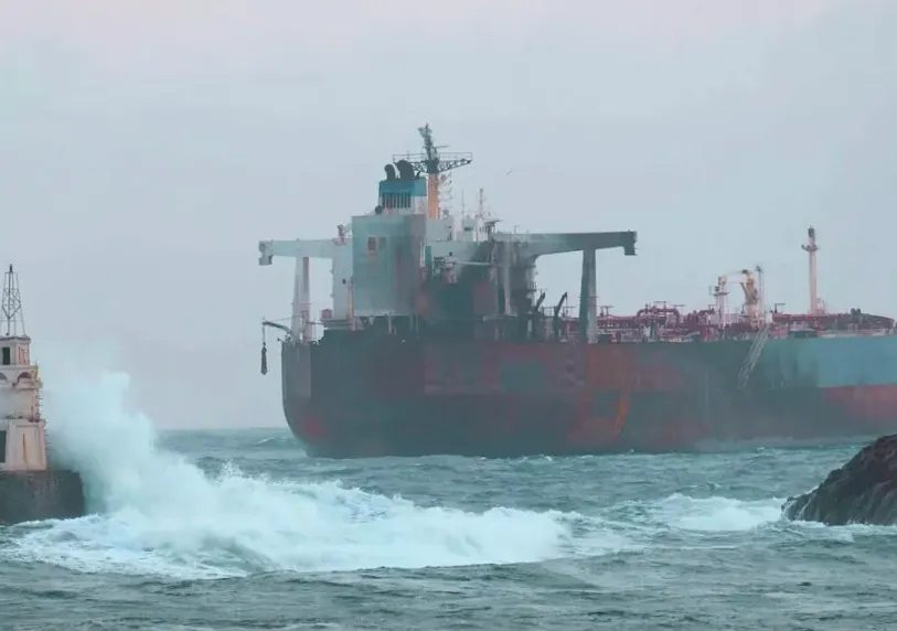 Suspected Ukrainian strike leaves sanctioned oil tanker stranded off Bulgaria's Black Sea coast