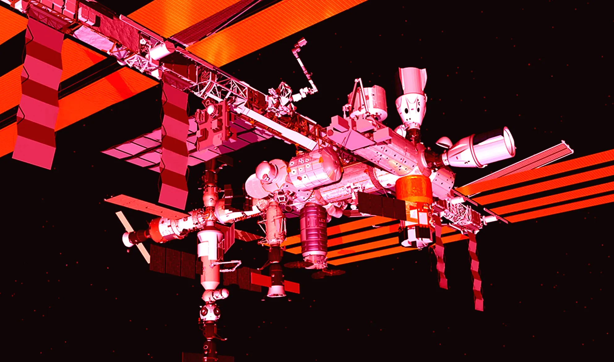 The International Space Station is Overrun by a Record Number of Spacecraft