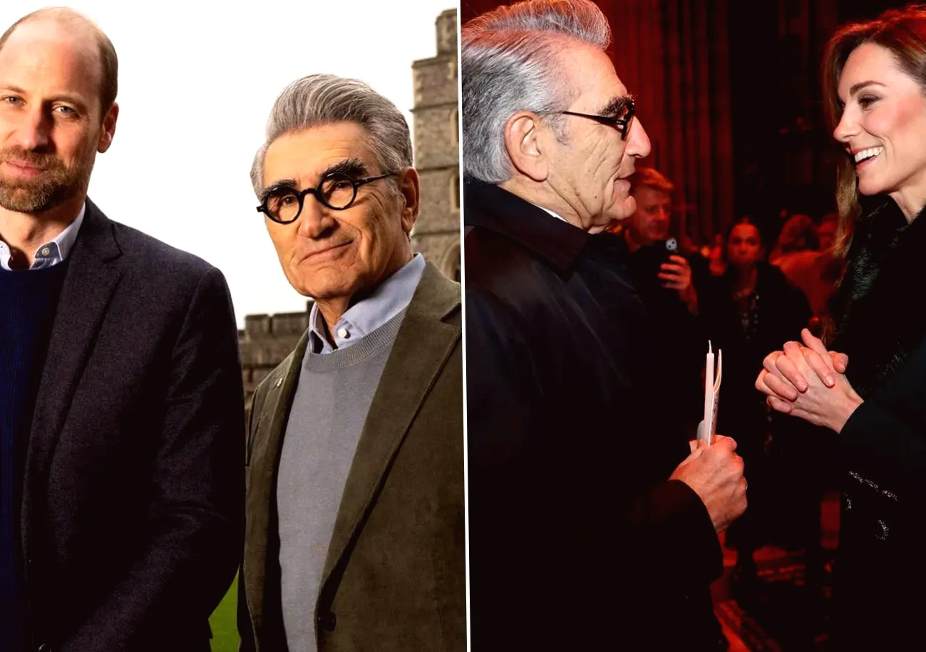 Kate Middleton's Casual Conversation with Eugene Levy Captured on Film Following His Popular Prince William Encounter