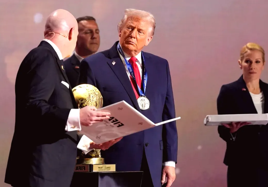 'This is disgraceful:' Fans react as Trump receives first ever FIFA Peace Prize
