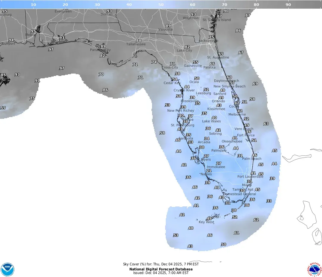 When to go outside in Florida to see the full moon? Best times and tips