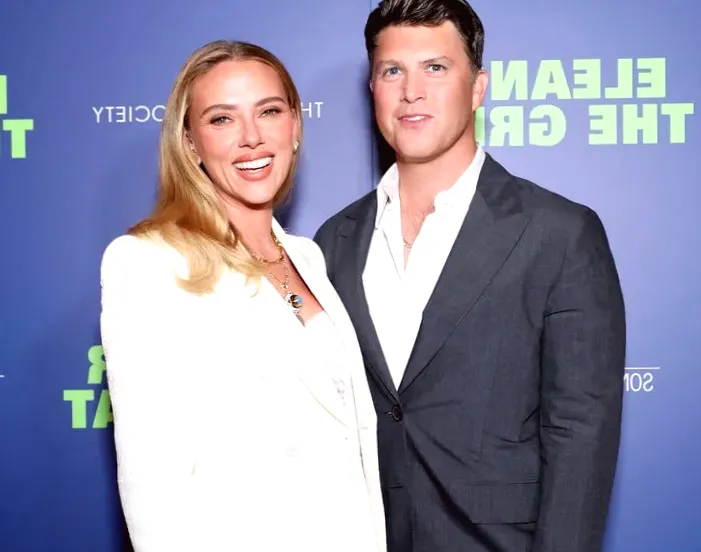 Scarlett Johansson Remembers 'Strange' Behavior on Her Initial Date with Colin Jost