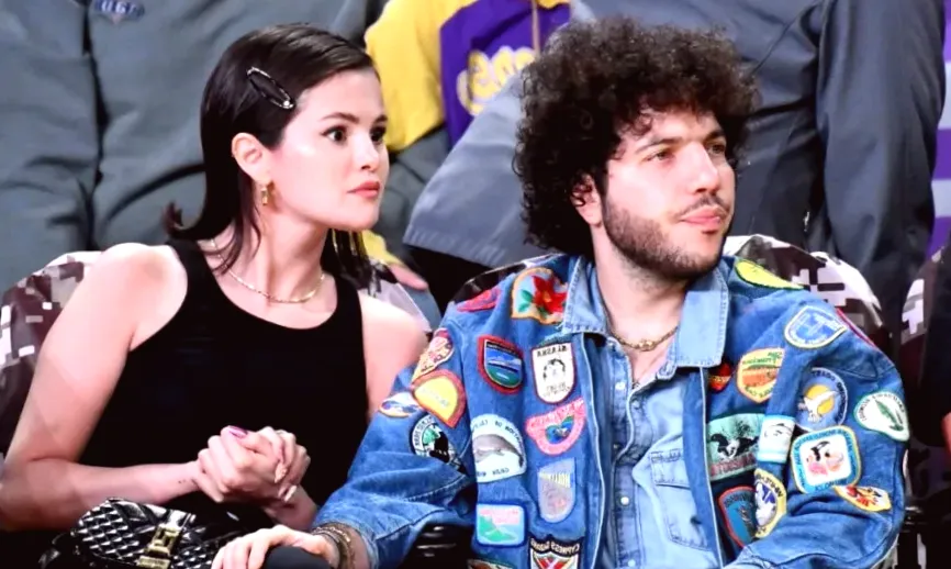 Benny Blanco and Selena Gomez Display Their Affection at Lakers Game Date