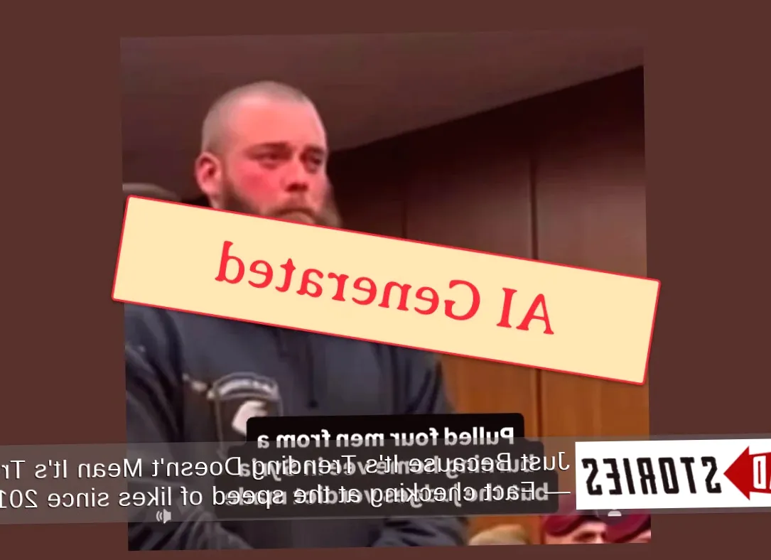 Debunked: Video Showing Retired Soldier Crying in Court Over Sleeping in a Park Charges Being Dropped is Actually AI Generated