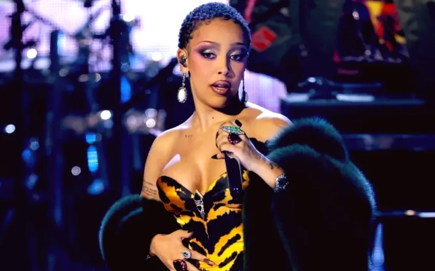 Doja Cat Reveals Her Untamed Nature in Animal Print Bodysuits