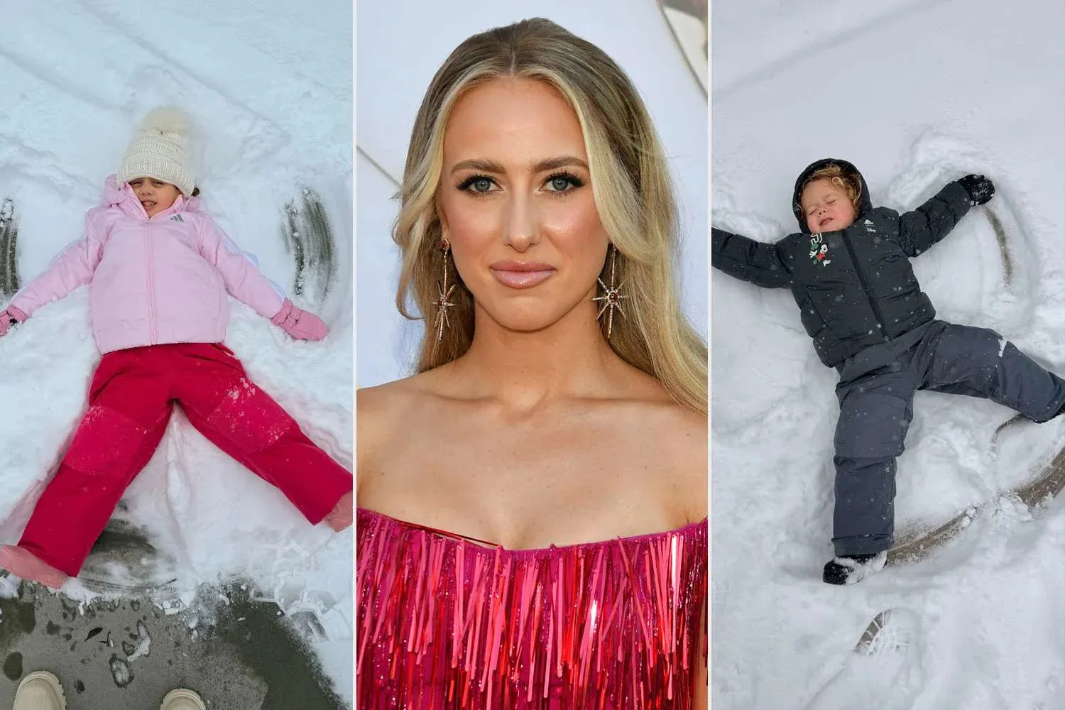 Brittany and Patrick Mahomes' Children, Sterling (4) and Bronze (3), Enjoy Making Snow Angels in Adorable Family Time