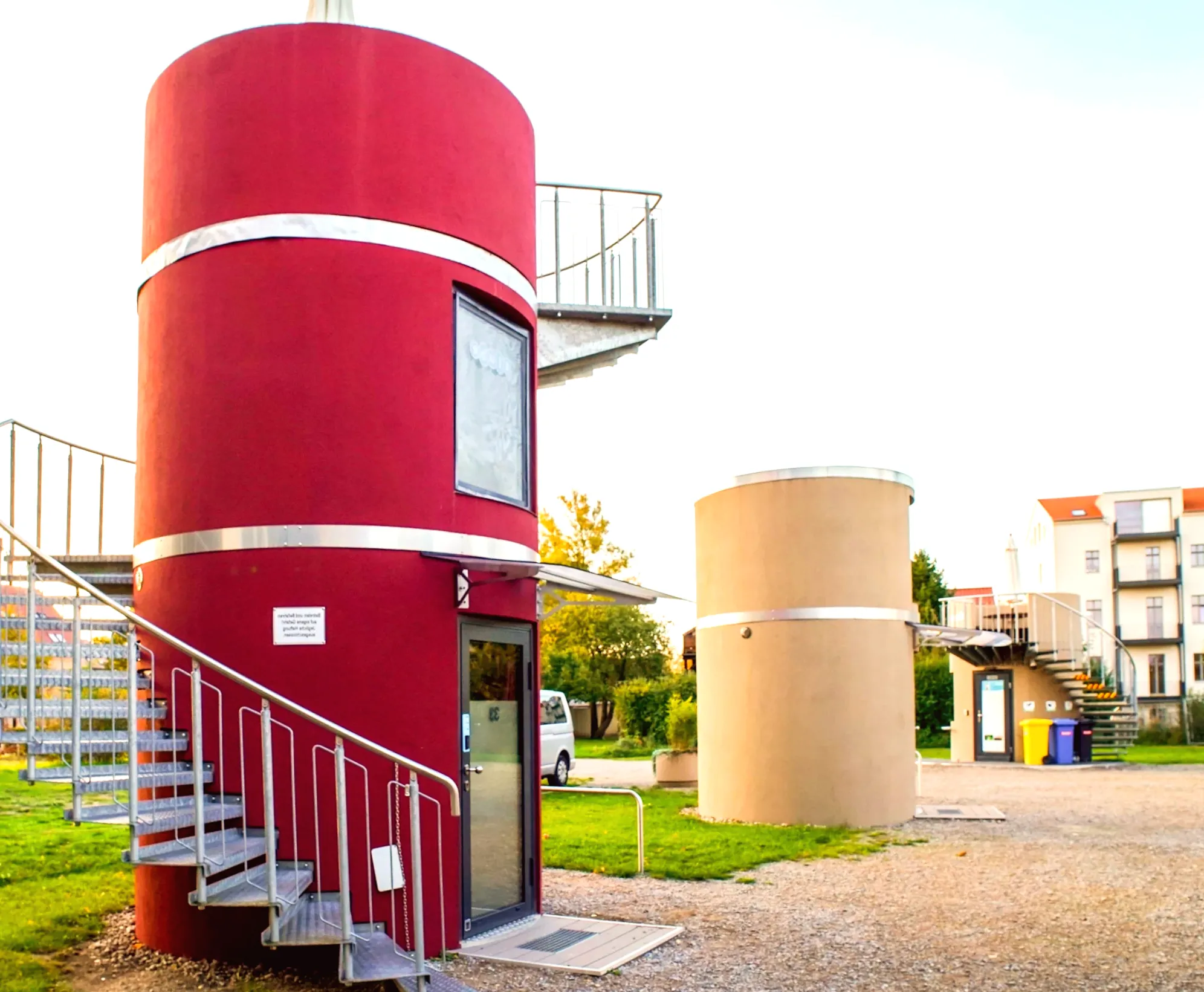 I stayed in a 2-story, 100-square-foot tiny home in Germany for 2 nights. It was smaller than any I've seen in the US.