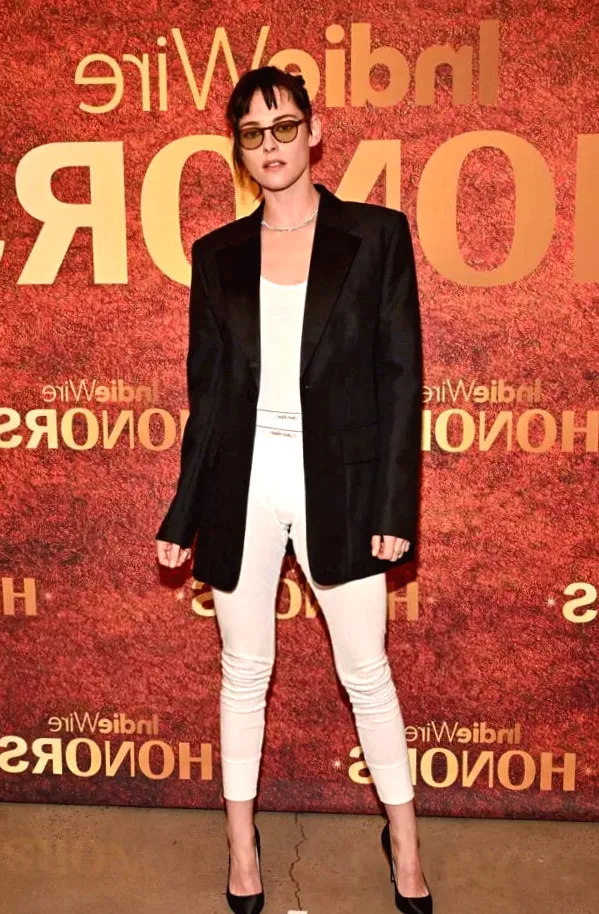 Kristen Stewart donned Calvin Klein Collection at the IndieWire Honors Winter Film Awards 2025.