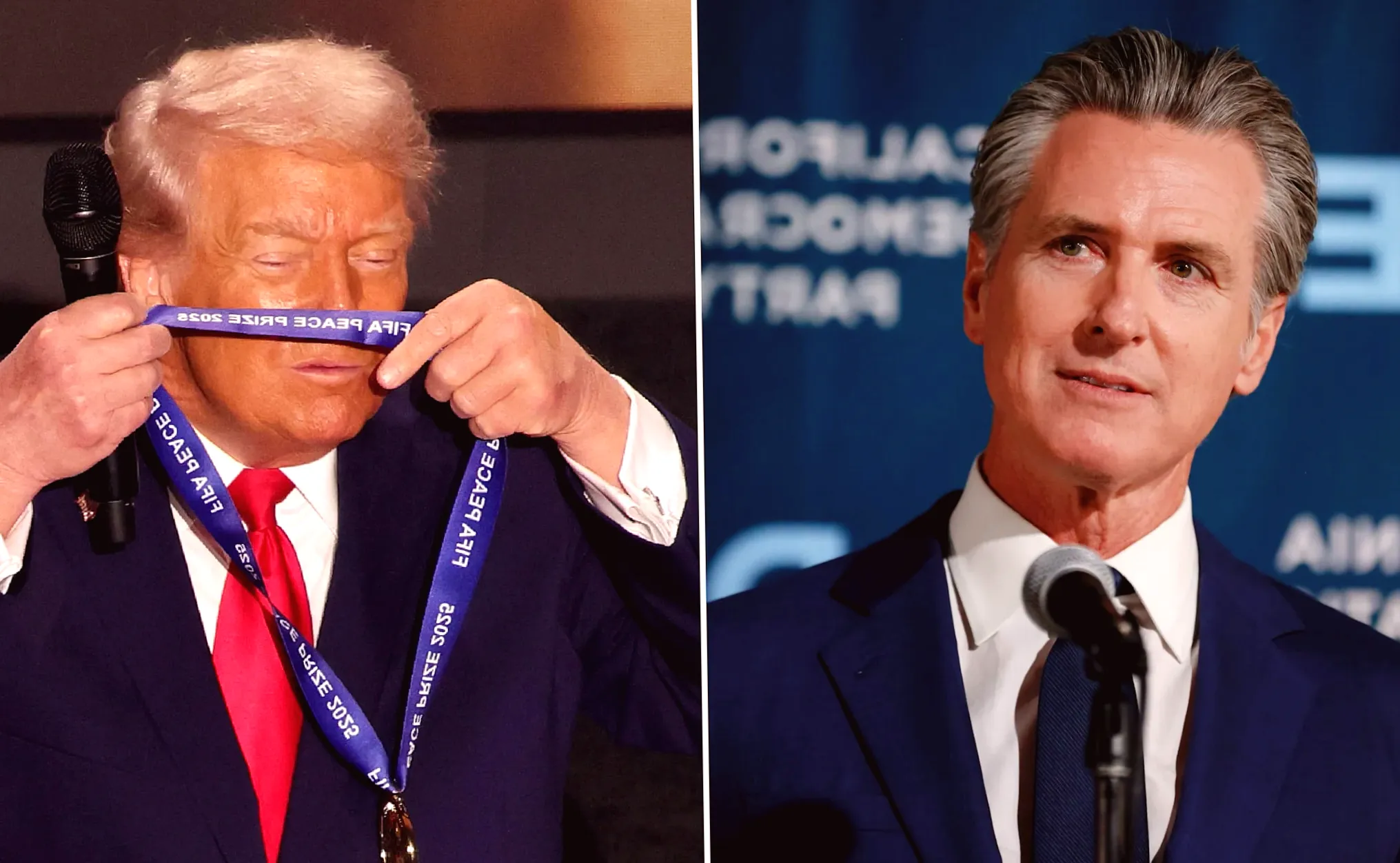 Newsom Mocks Trump for Fictitious ‘Peace’ Award