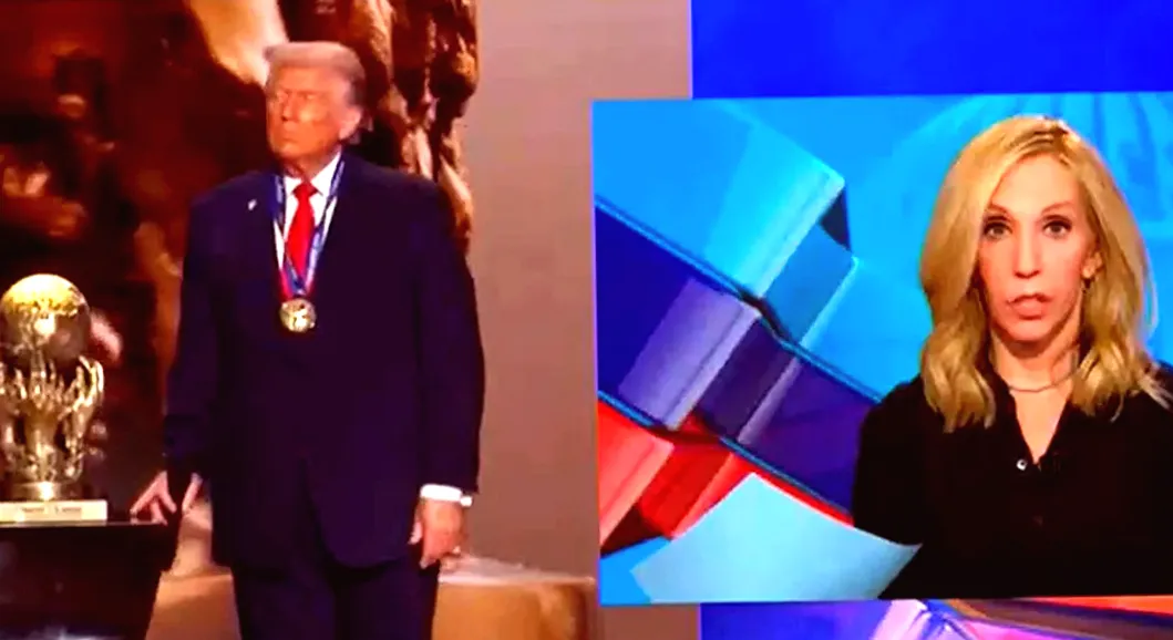 CNN captures someone laughing as Trump receives brand new prize on hot mic