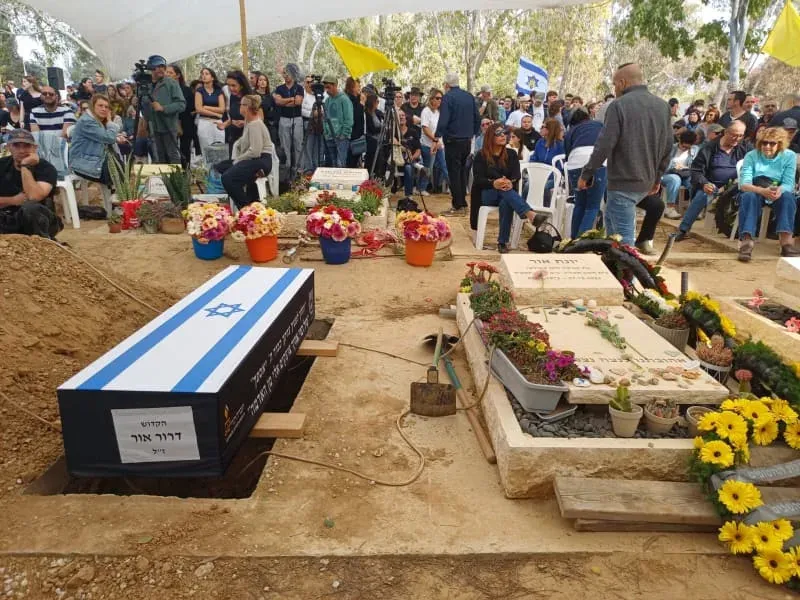 Dror Or, former hostage, laid to rest in Kibbutz Be'eri