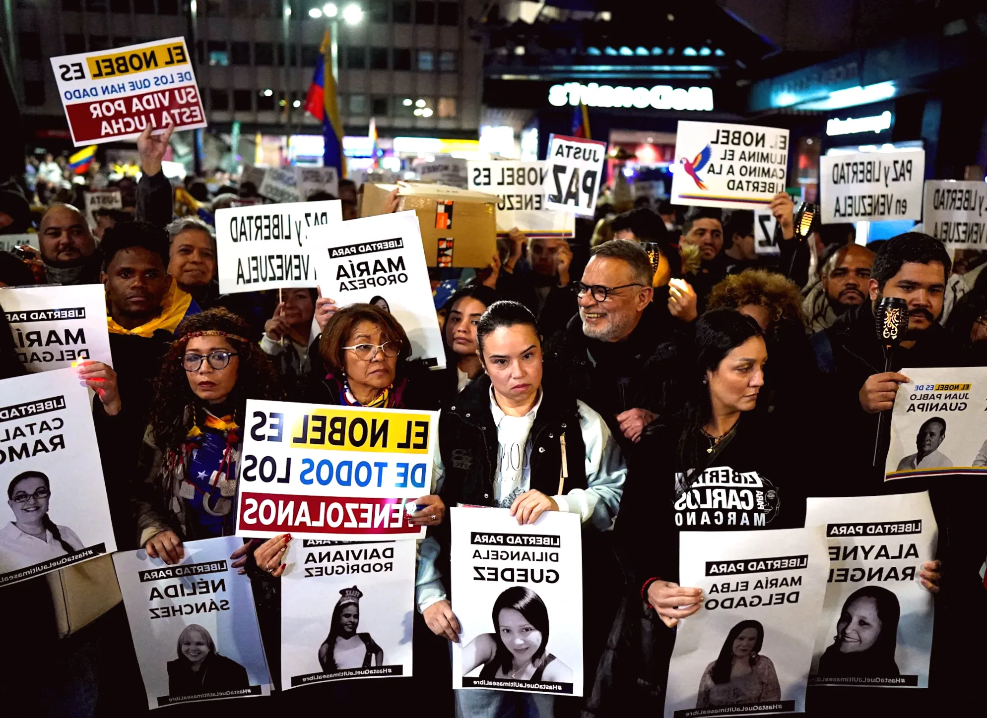 Global rallies held in support of Venezuela's Machado