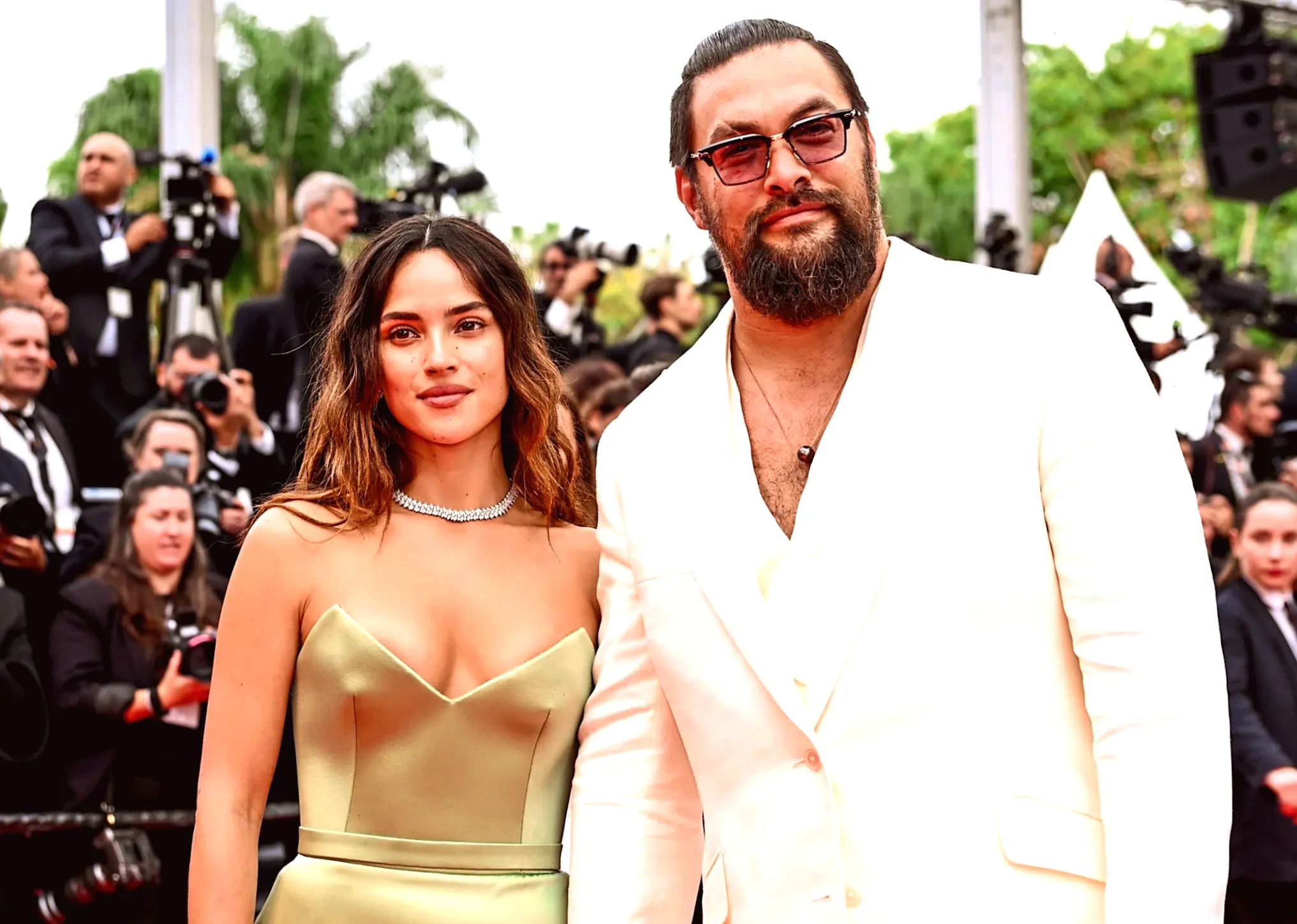 Jason Momoa's Relationship With Adria Arjona Has "Transformed" Him for the Better
