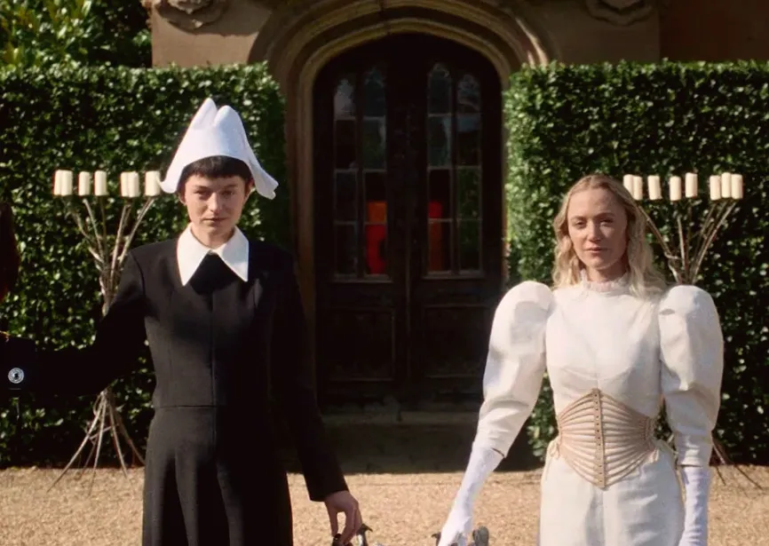 Emma Corrin and Maika Monroe Discuss Starring in Dystopian Fairytale ‘100 Nights of Hero,’ Shooting in a Haunted Estate, and the Significance of Indie Films: ‘Audiences Crave Original Content’