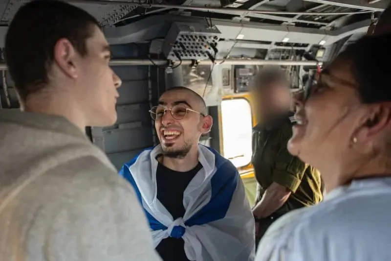 Former hostage Rom Braslavski makes first visit to Beitar Jerusalem since his release