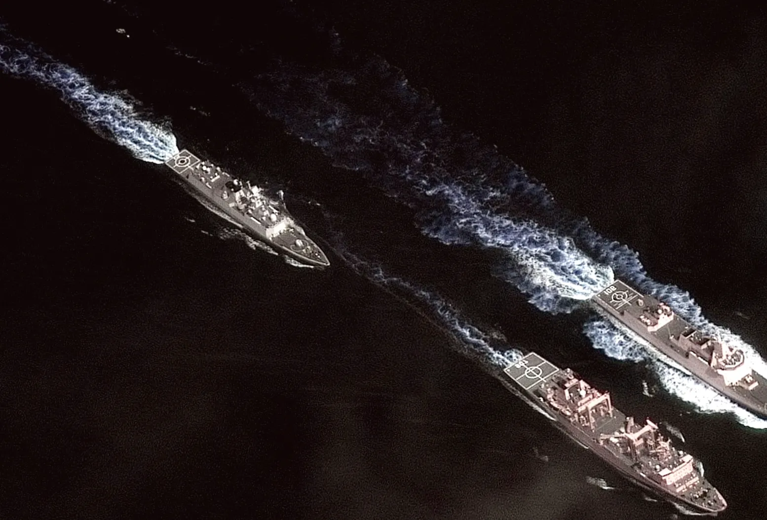 Satellite images show significant Chinese naval expansion in contested waters