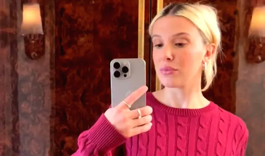Millie Bobby Brown's Playful Pajamas Create a Flirty Vibe in Pictures