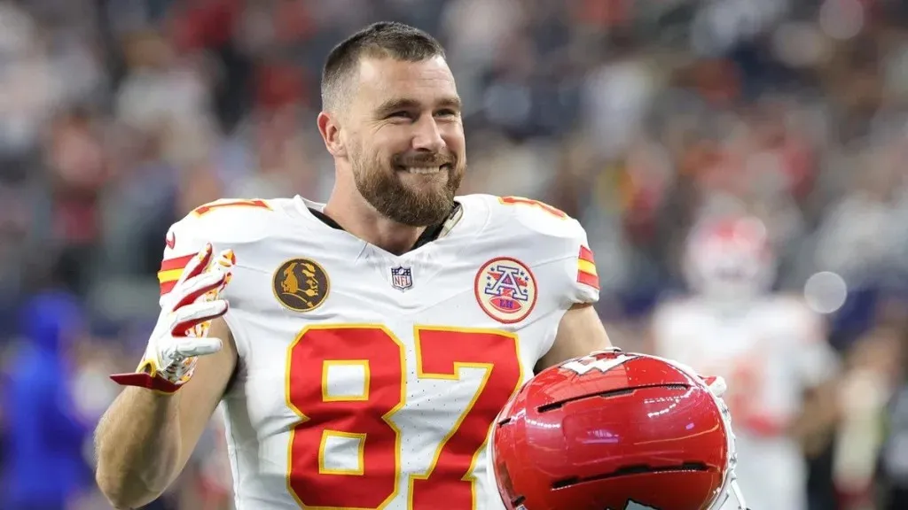Observing Travis Kelce Transforming into an Elf for Chiefs' Festive Advertisement