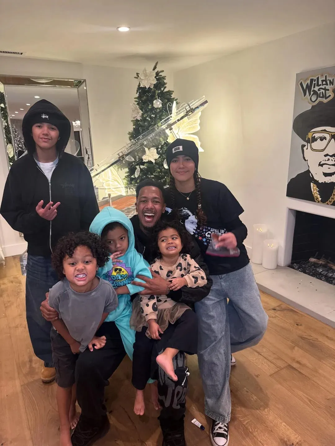 Nick Cannon Shares Family Picture with Daughter Monroe Following Teen's Claim of Having 'One Brother'