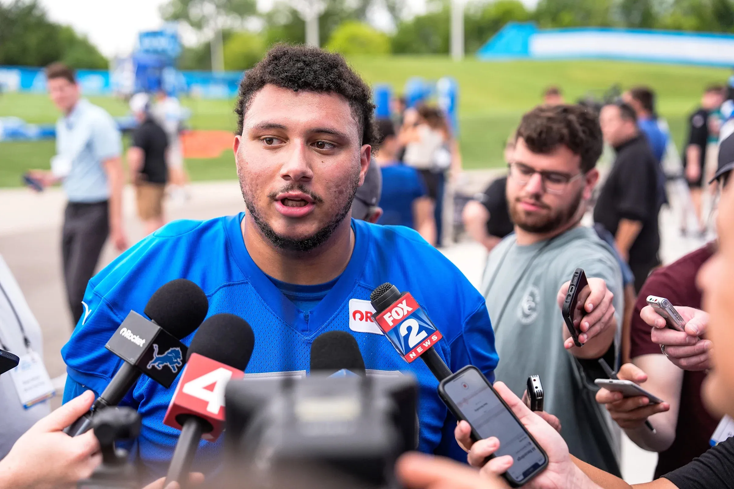 Christian Mahogany's Injury Update: Detroit Lions Guard '100%' Ready to Play in '25
