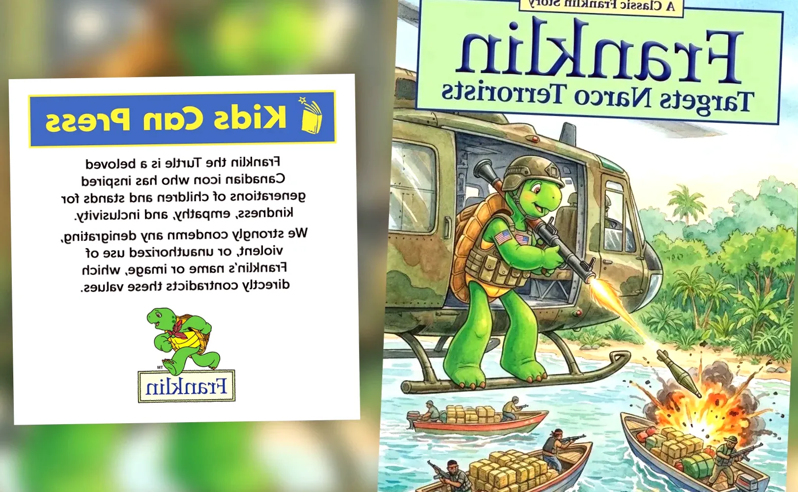 Publisher of 'Franklin the Turtle' condemns Hegseth's 'violent' post with beloved turtle