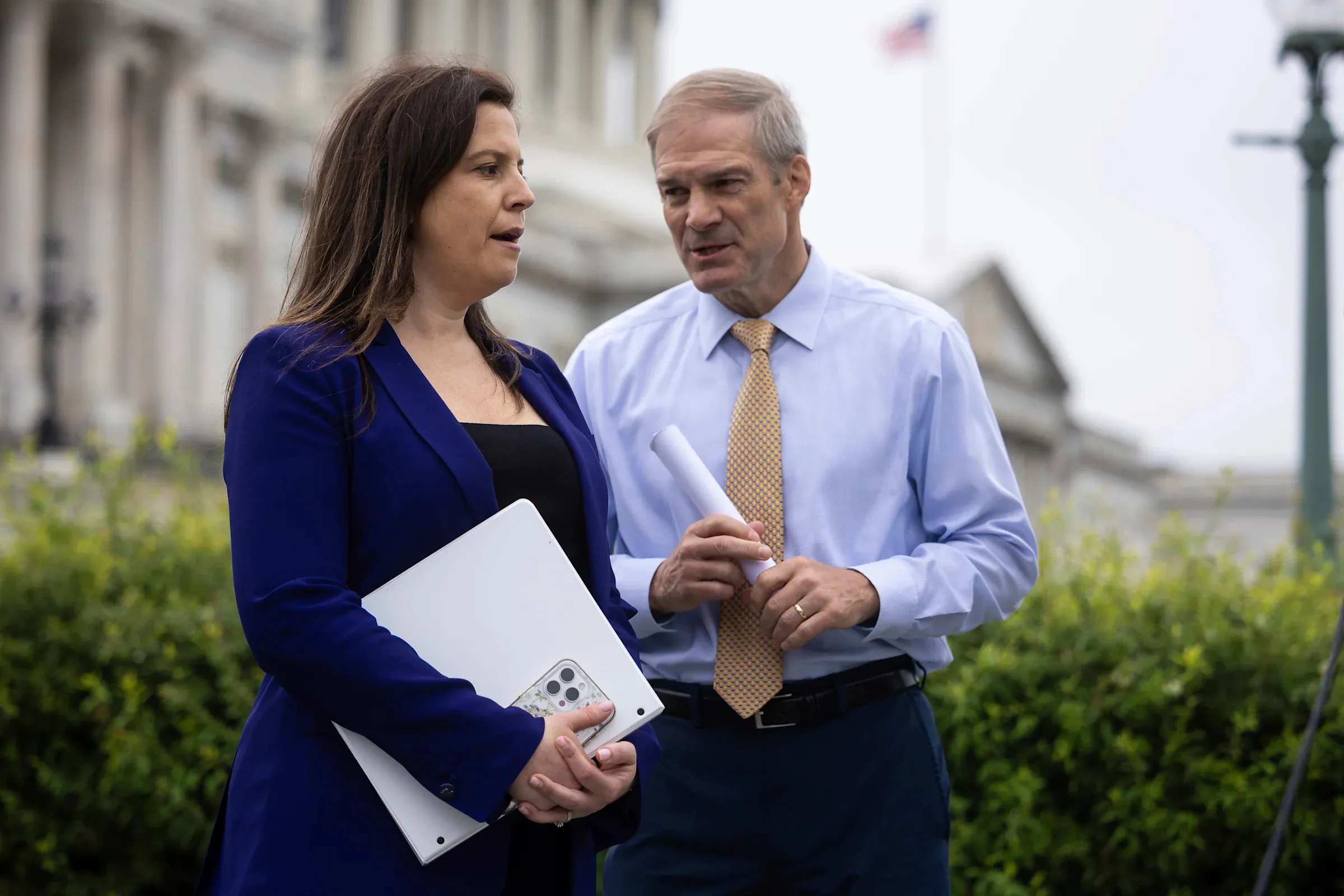 Elise Stefanik poses a new challenge for Johnson in his battle to maintain control of the House