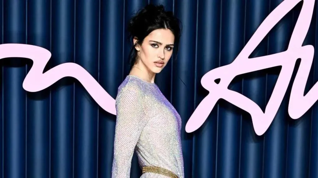 Amelia Gray's Sparkly & Bold Super Tiny Sheer Minidress