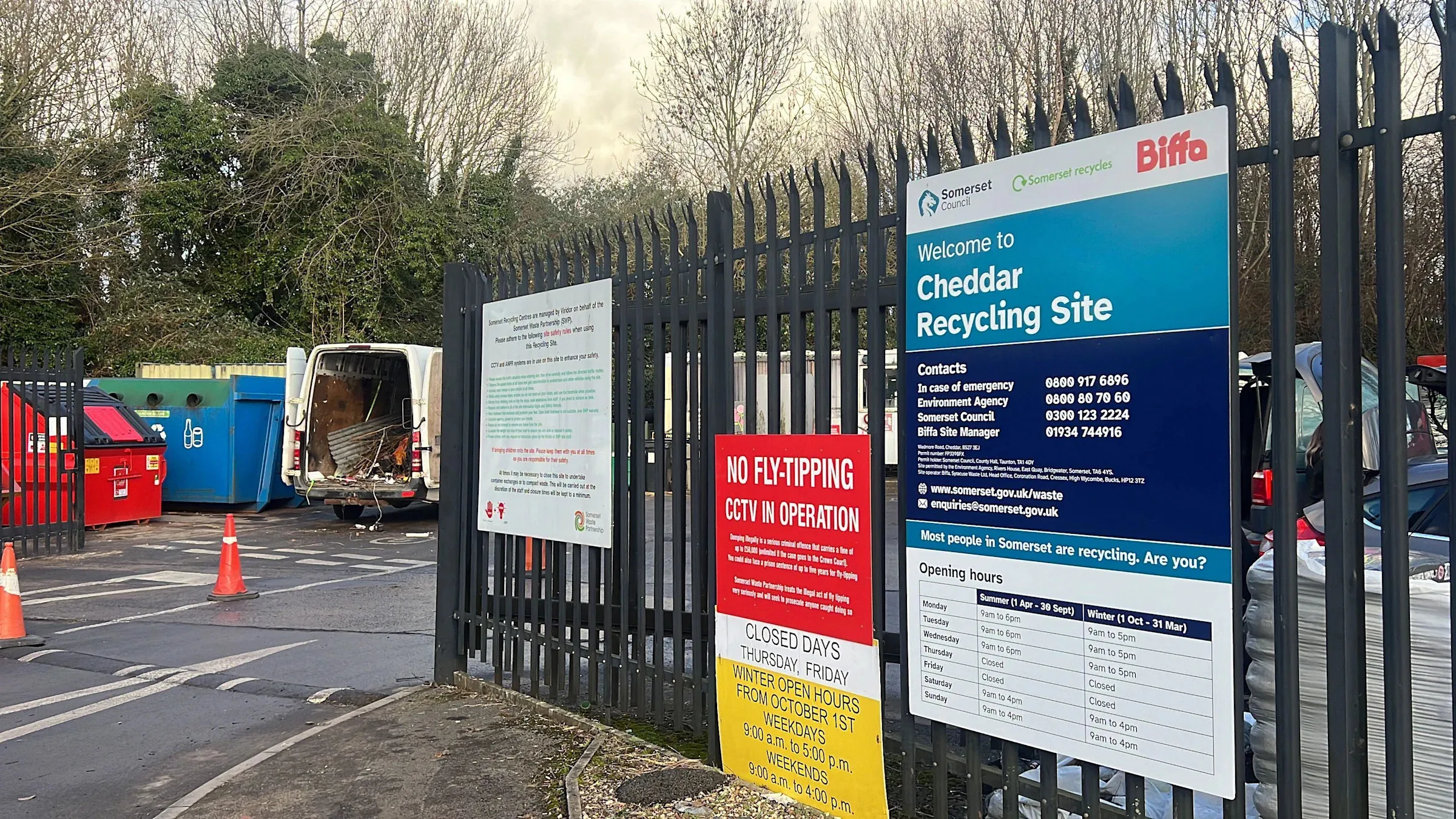 Recycling center will continue operating for the foreseeable future