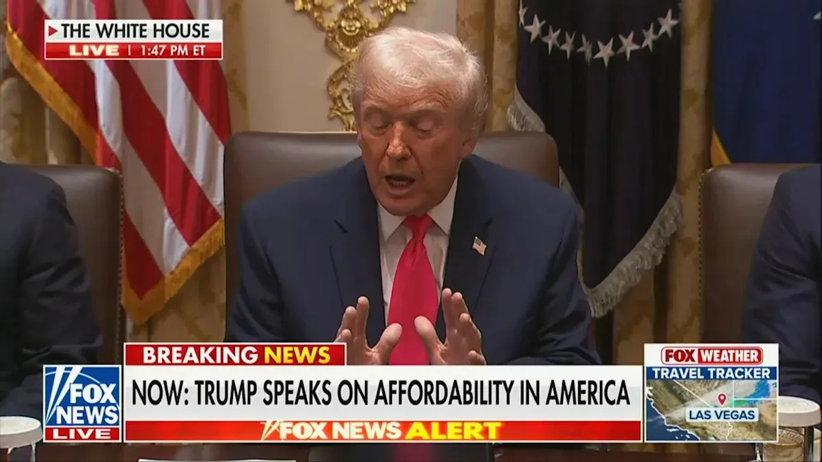 Trump Blasts Fox Reporter for Spreading Fake News on Affordability Crisis Among Americans
