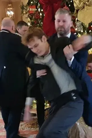 Protesters Dump Piles of Horse Manure on Ritz London Hotel Christmas Tree in Viral Video