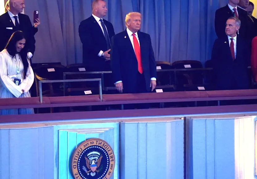 Trump meets Mexican President Sheinbaum in person for the first time at World Cup draw