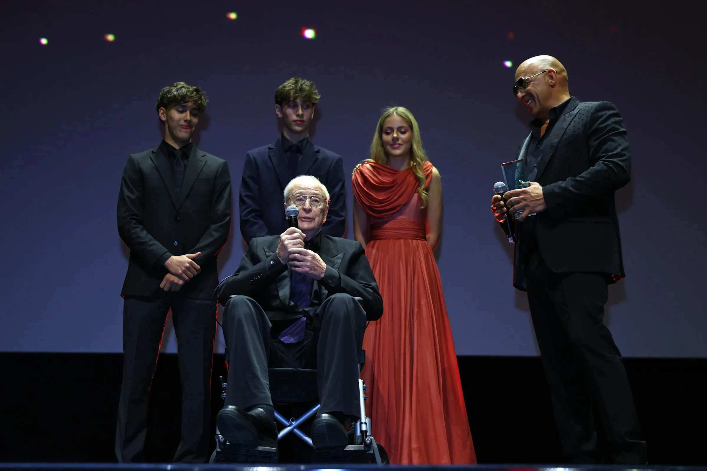 Michael Caine shines at the start of Saudi Arabia's Red Sea Film Festival's Fifth Edition.