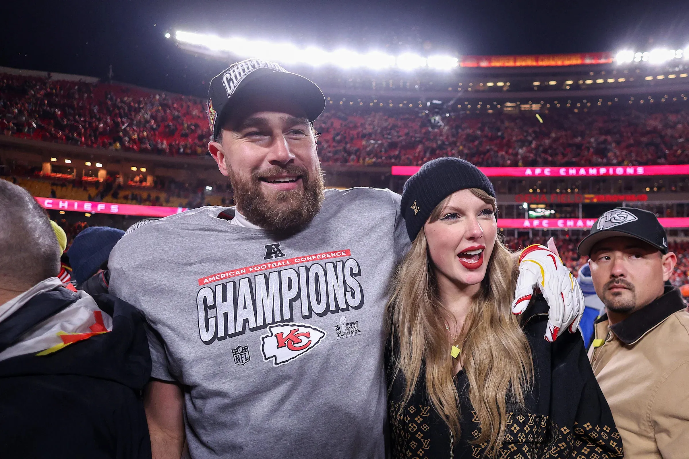 Taylor Swift and Travis Kelce have a conflict-free relationship, according to the tight end