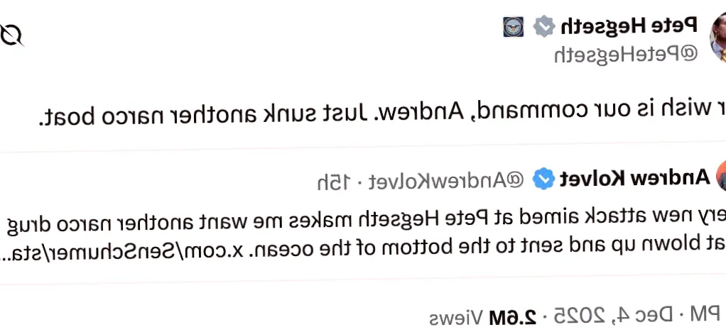 Pete Hegseth Proudly Talks About Bombing Another Boat Amid Growing Outrage