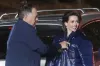 Bill Belichick Protects Girlfriend Jordon Hudson with His Coat from Sheer Outfit
