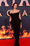 Zoe Saldaña Examines Proportion and Structure in Custom Balmain Dress at the European Premiere of 'Avatar: Fire and Ash'