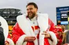 Travis Kelce transforms into an animated elf in the Chiefs' festive video featuring a special narrator
