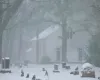 US north-east prepares for substantial snowfall following storm in midwest